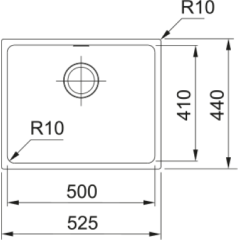 Кухонная мойка Franke SID 110-50 сахара (144.0757.987)