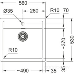 Кухонная мойка Franke SID 610-49 сахара (143.0757.989)