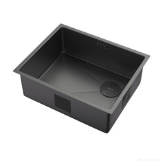 Кухонная мойка Zorg Zerox 54 U / IF SIDE SF ZURINOX PVD GUNBLACK