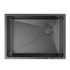 Кухонная мойка Zorg Zerox 59 U / IF SIDE SF PVD GUNBLACK