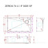Кухонная мойка Zorg Zerox 74 U / IF SIDE SF STEEL