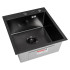 Кухонная мойка ARFEKA ECO AR 450*500 BLACK PVD NANO DECOR VOLCANIC ROCK
