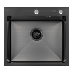 Кухонная мойка ARFEKA ECO AR 550*500 BLACK PVD NANO DECOR