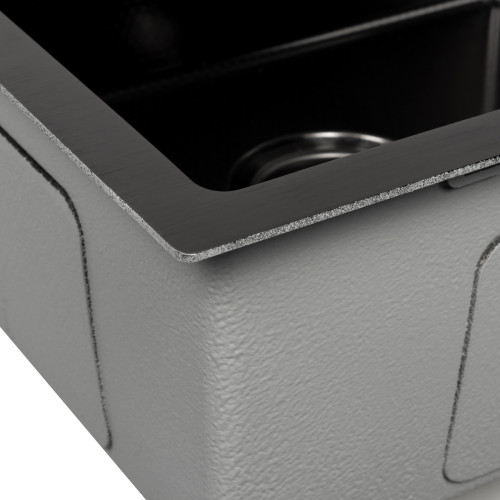 Кухонная мойка ARFEKA ECO AR 550*500 BLACK PVD NANO DECOR