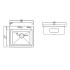 Кухонная мойка ARFEKA ECO AR 550*500 BLACK PVD NANO DECOR