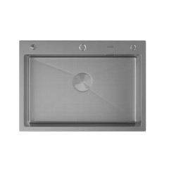 Кухонная мойка ARFEKA ECO AR 700*500 POP-UP SATIN DECOR