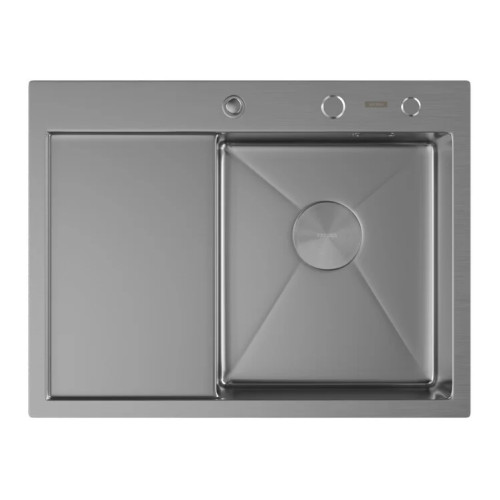 Кухонная мойка ARFEKA ECO AR 650*500 R POP-UP SATIN