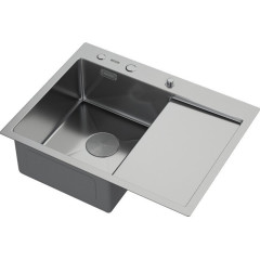 Кухонная мойка ARFEKA ECO AR 650*500 L POP-UP SATIN