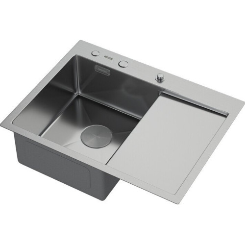 Кухонная мойка ARFEKA ECO AR 650*500 L POP-UP SATIN