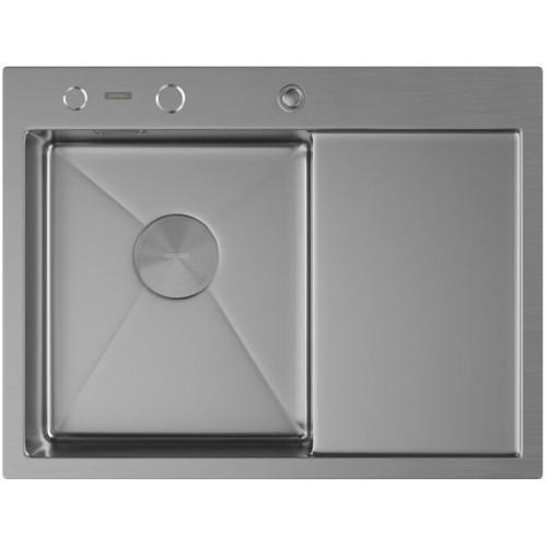 Кухонная мойка ARFEKA ECO AR 650*500 L POP-UP SATIN