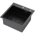 Кухонная мойка ARFEKA ECO AR 450*450 POP-UP BLACK PVD NANO DECOR (настольная)