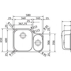 Кухонная мойка Franke AMX 160