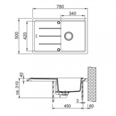 Кухонная мойка Franke BFG 611 миндаль