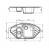 Кухонная мойка GranFest Corner GF-C960E