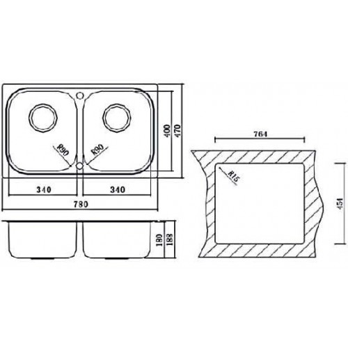 Кухонная мойка Oulin OL-S8905