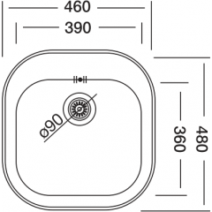 Кухонная мойка Kromevye EX149
