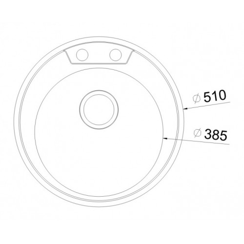 Кухонная мойка Oulin OL-R510