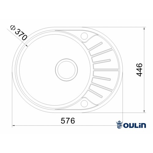 Кухонная мойка Oulin OL-R101