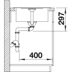 Кухонная мойка Blanco Metra 45S Compact (белый)