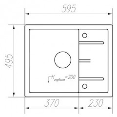 Кухонная мойка Tolero R-107