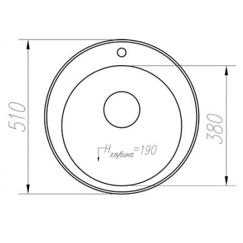 Кухонная мойка Polygran Tolero R-108 (серый)
