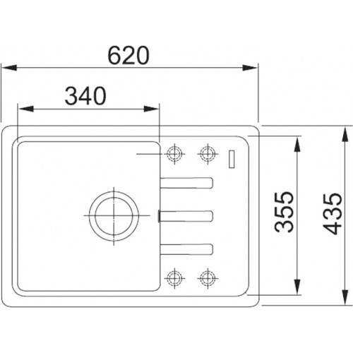 Кухонная мойка Franke Malta BSG 611-62 (Белый)