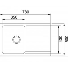 Кухонная мойка Franke OID 611-78 оникс 114.0443.359