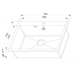 Кухонная мойка Zorg SH R 7551-Divon