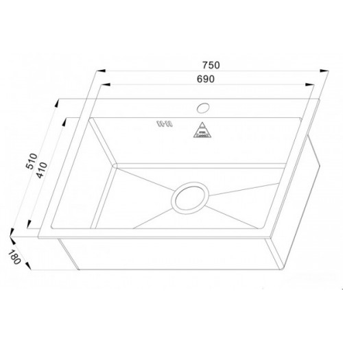 Кухонная мойка Zorg SH R 7551-Divon