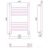 Полотенцесушитель Сунержа Богема+ прямая 600х400 05-0220-6040