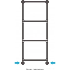 Полотенцесушитель Сунержа Ренессанс 1304 1260x500 00-0280-1250