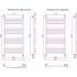 Полотенцесушитель Сунержа Богема+ 1000x500 12-0221-1050