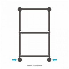 Полотенцесушитель Сунержа Ренессанс 1304 860х500 032-0280-8650