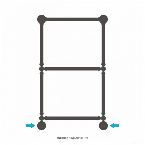 Полотенцесушитель Сунержа Ренессанс 1304 860х500 032-0280-8650