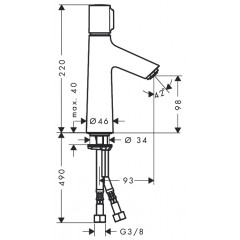 Смеситель Hansgrohe Talis Select S 72043000