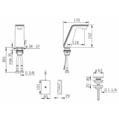 Смеситель Oras Alessi 8710F