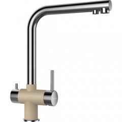 Смеситель Schock Vitus сталь/лунный камень