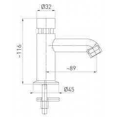 Смеситель Ferro Presstige II Z201R