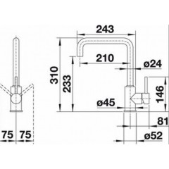 Смеситель Blanco MILI (White)