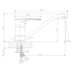 Смеситель Rossinka Silvermix T40-21