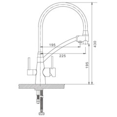Смеситель Gappo G4398-1