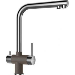 Смеситель Schock Vitus сталь/бронза