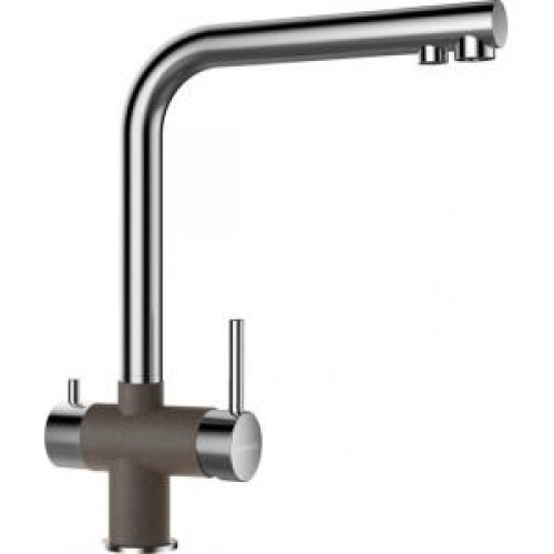 Смеситель Schock Vitus сталь/бронза