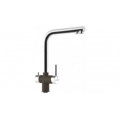 Смеситель Schock Vitus сталь/мокка