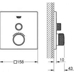 Смеситель Grohe SmartControl 29149000