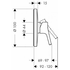 Смеситель Hansgrohe Talis S 72606000