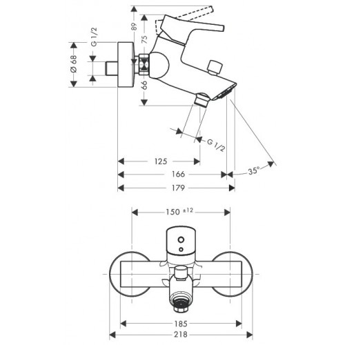 Смеситель Hansgrohe Talis S 72400000