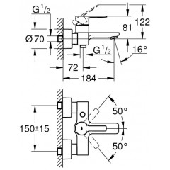 Смеситель Grohe Lineare 33849001