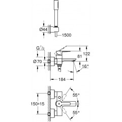 Смеситель Grohe Lineare 33850001