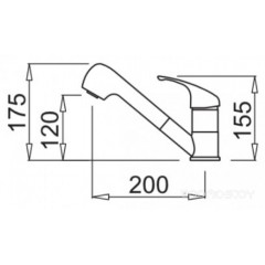 Смеситель Elleci Venere Bianco Titano G68